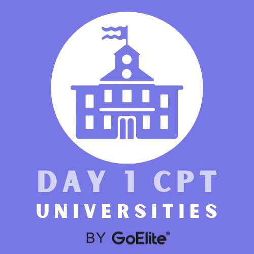 Day 1 CPT Universities