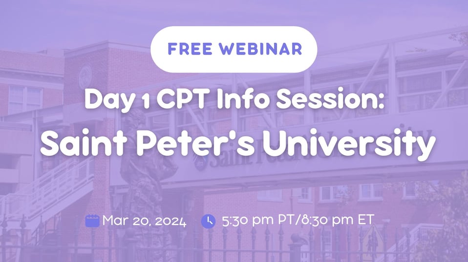 Info Session: Saint Peter's University