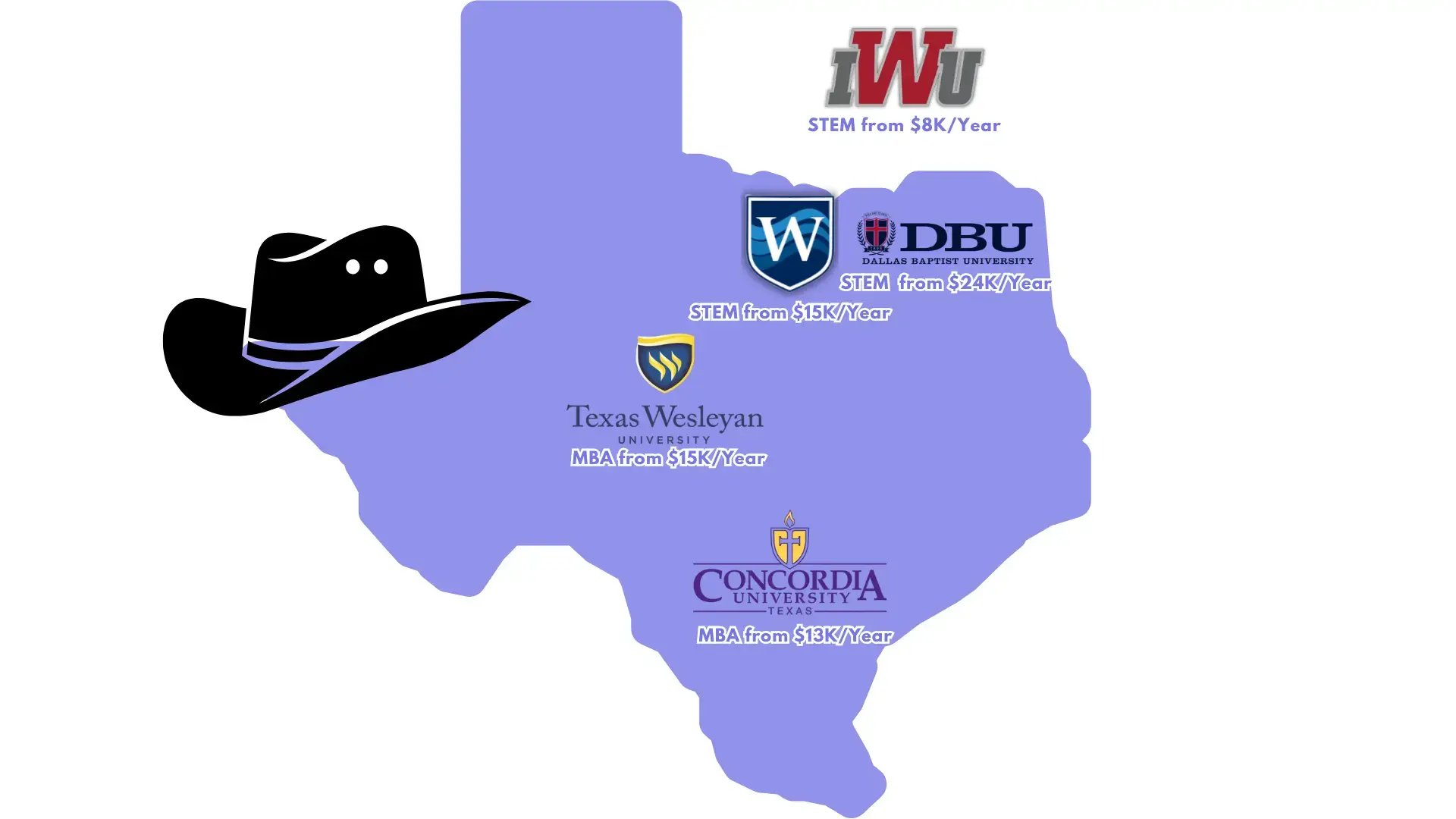 Texas University Map-1