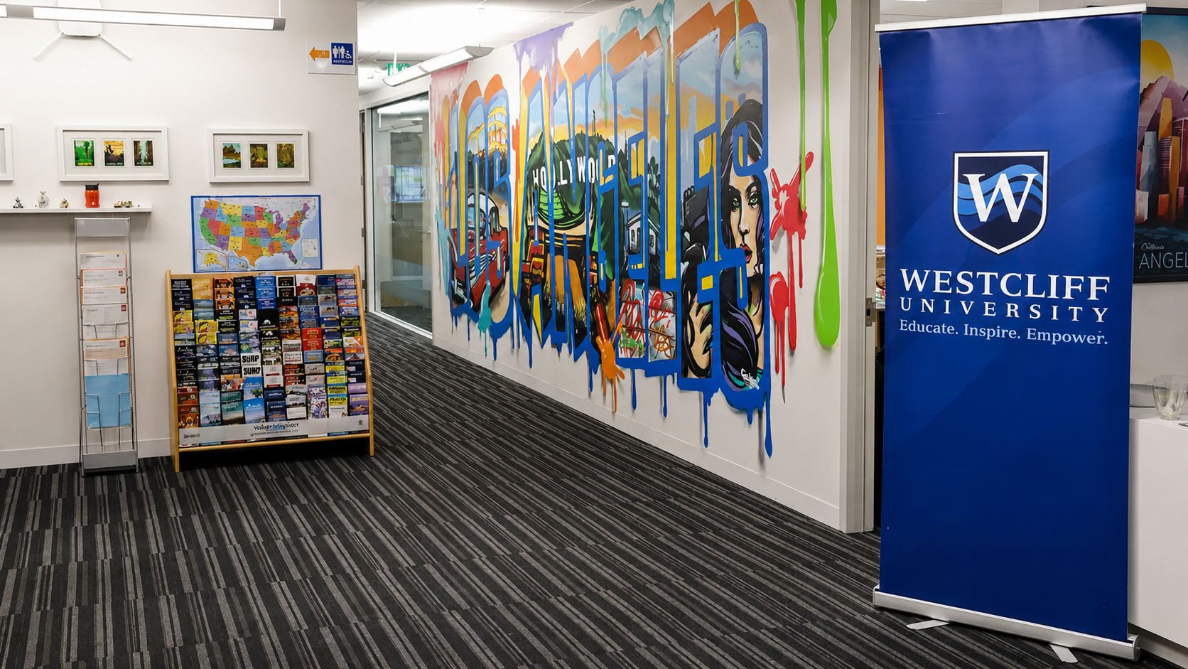 Westcliff University Campus Hallway