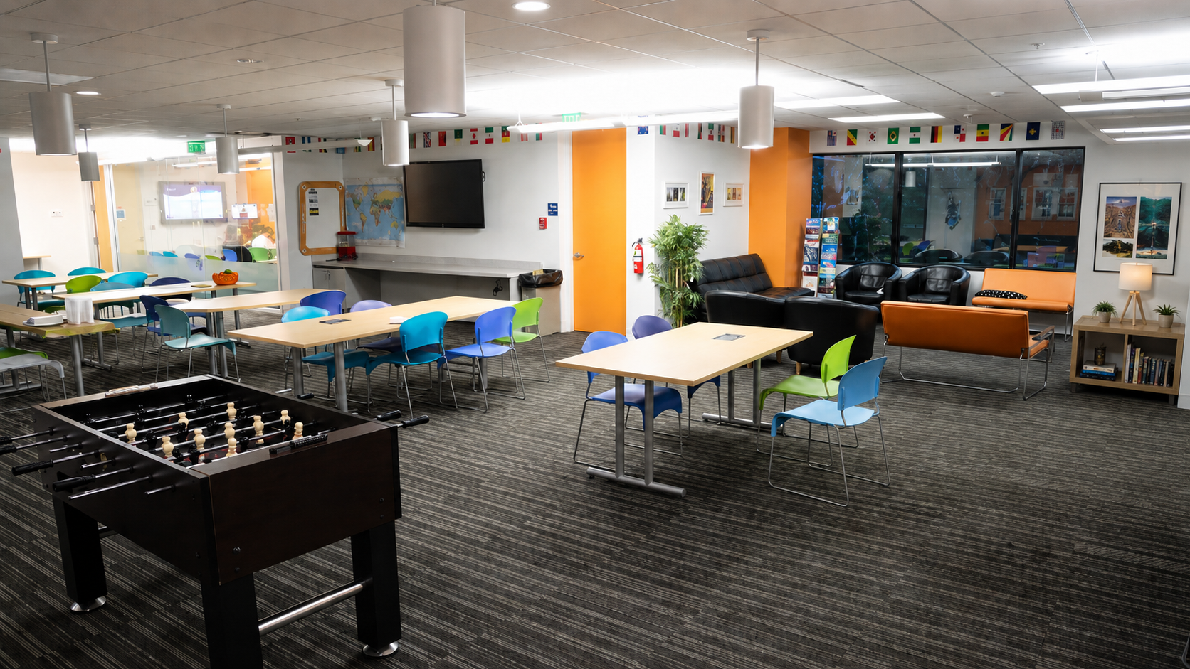 Westcliff University Student Lounge and Recreation Area
