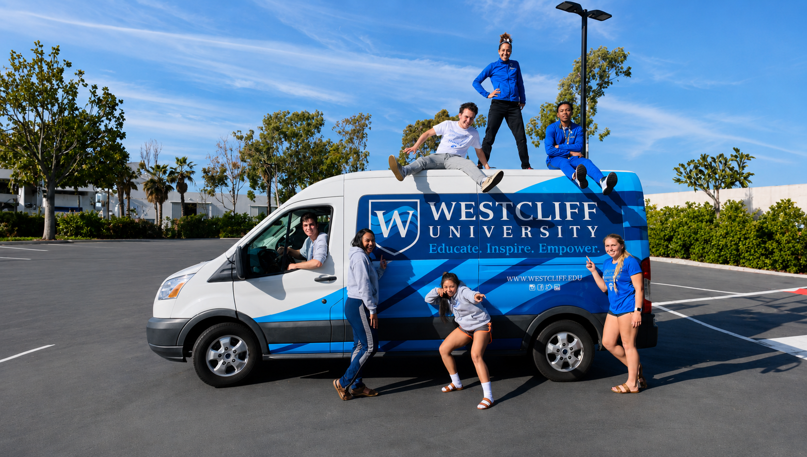 Westcliff University Student Shuttle Van