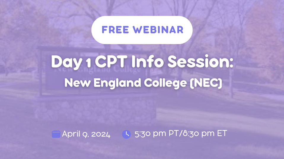 Info Session: NEC