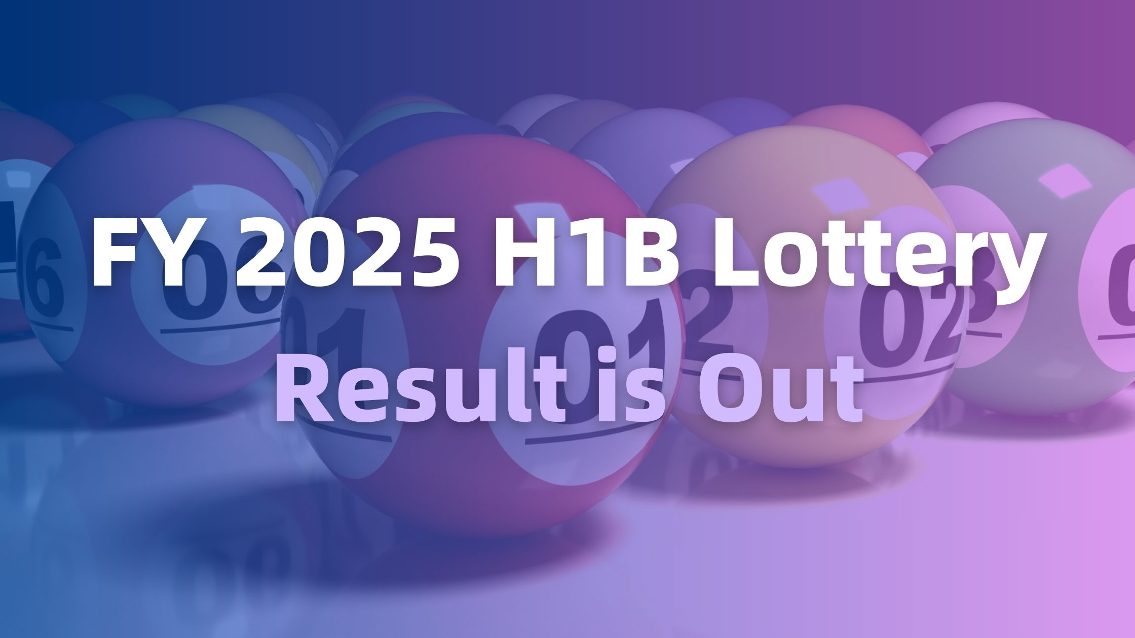 H1B Lottery is Out