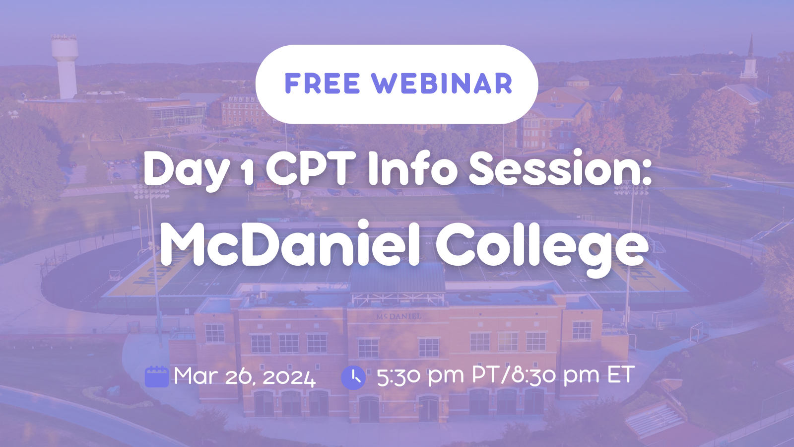 Info Session: McDaniel College